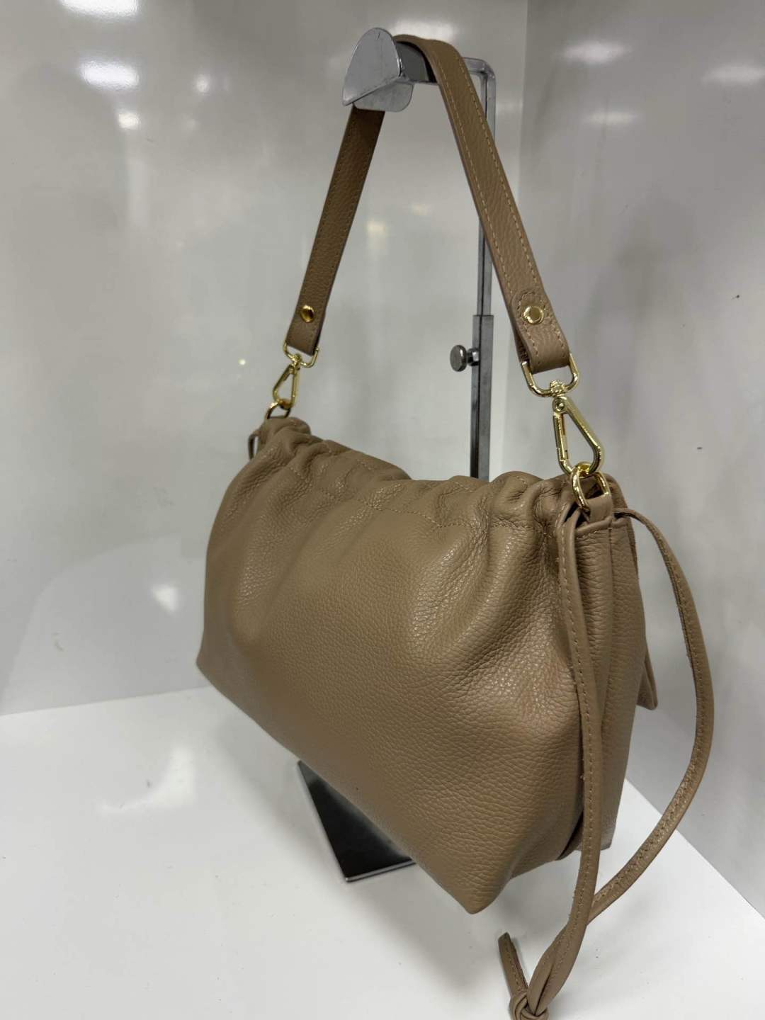St048 Taupe Federica Bag