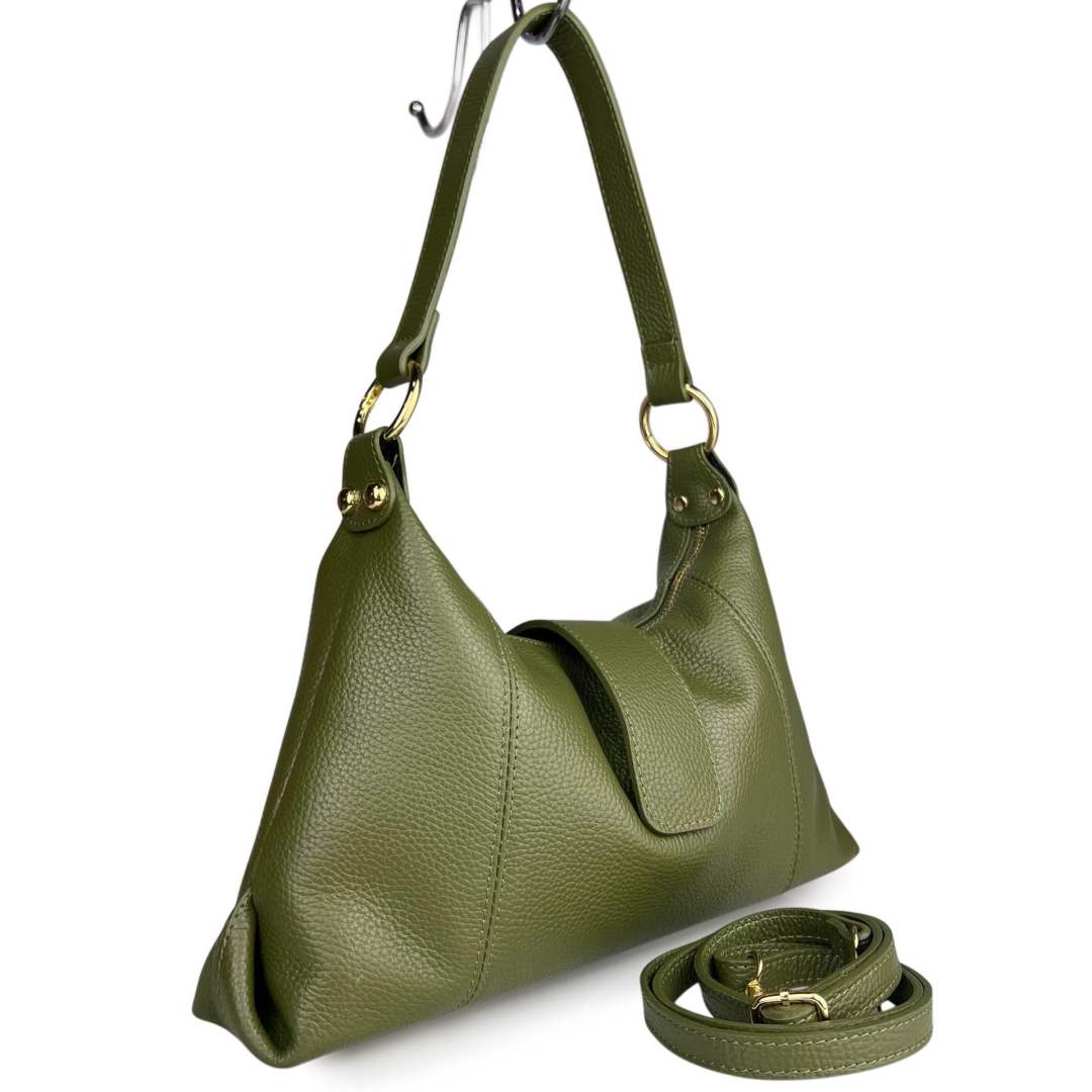 Mi223 Olive Soft Shoulder Bag