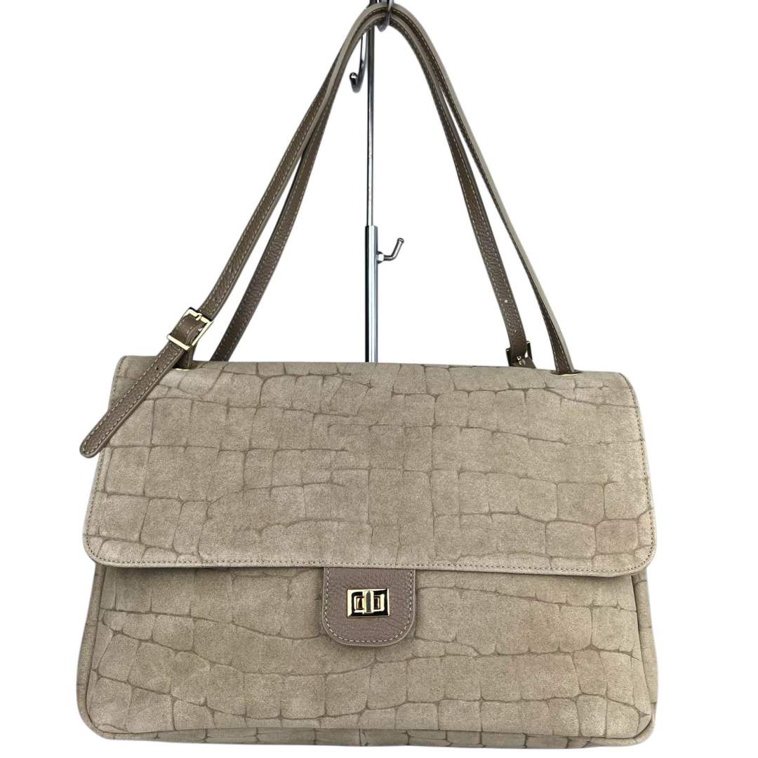 Mi284 Dark Taupe Flap Bag