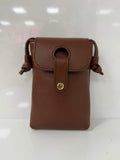 St022 Brown Phone Crossbody Pouch