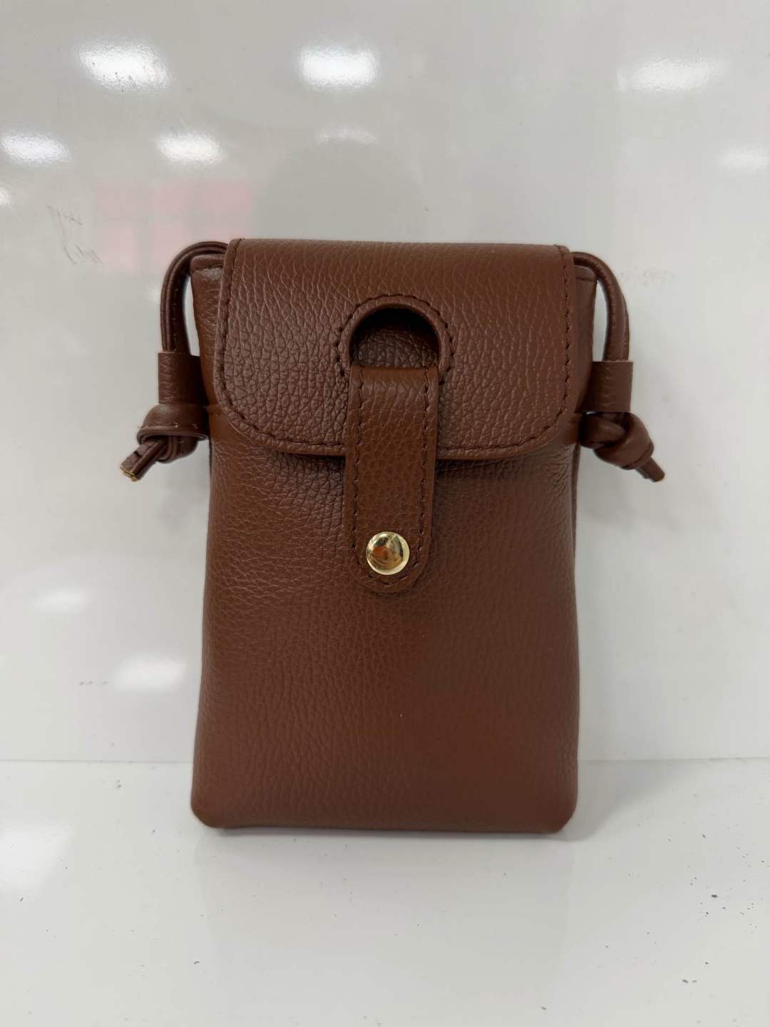 St022 Brown Phone Crossbody Pouch