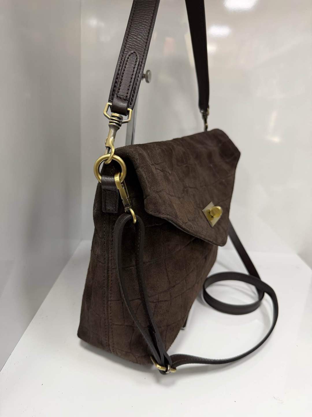 St059 Dark Brown Shoulder Bag