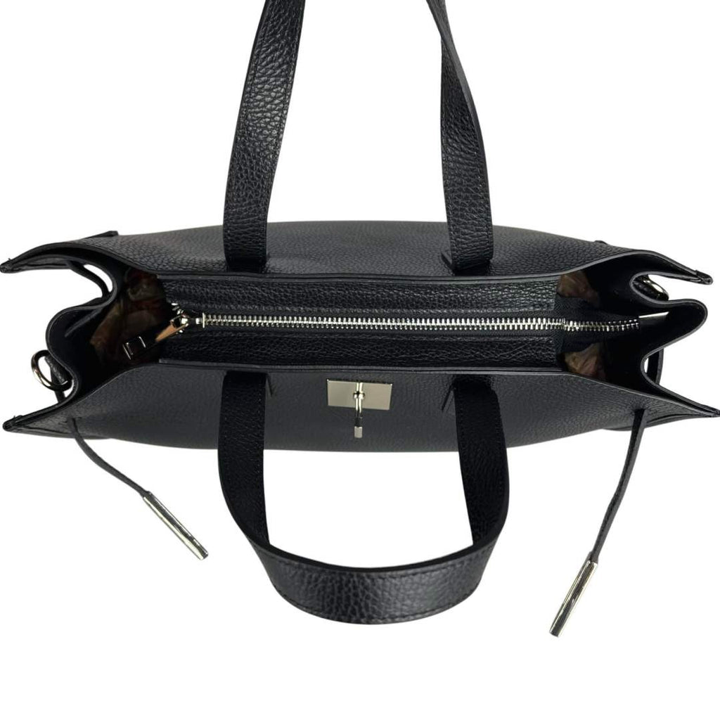 Mi088 Black Front-Accent Tote