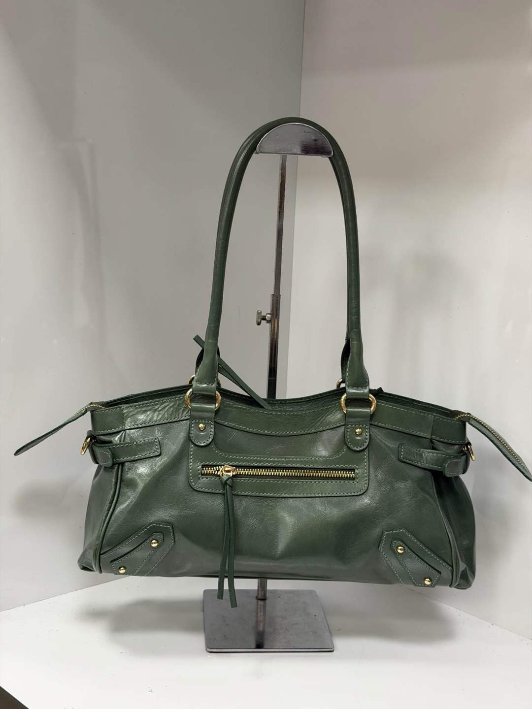 St002 Bottle Green Carina Bag
