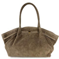 MI488 Taupe Suede Shopper Bag
