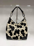 St054 Black White Bag