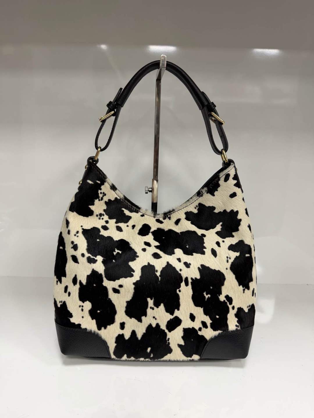St054 Black White Bag