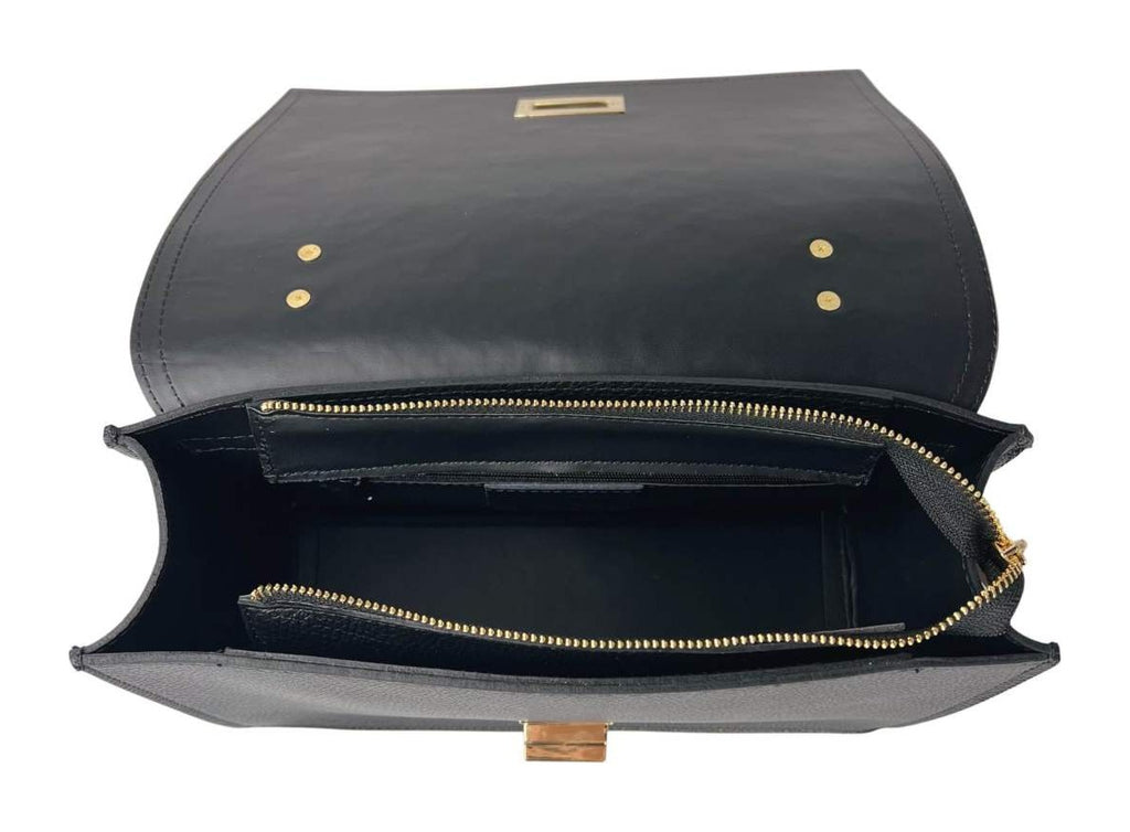 MI562 Cow Print Pony Hair Top Handle Bag