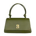 Mi220 Olive Slim-Handle Flap Bag