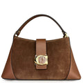 Mi211 Brown Suede Accent Bag