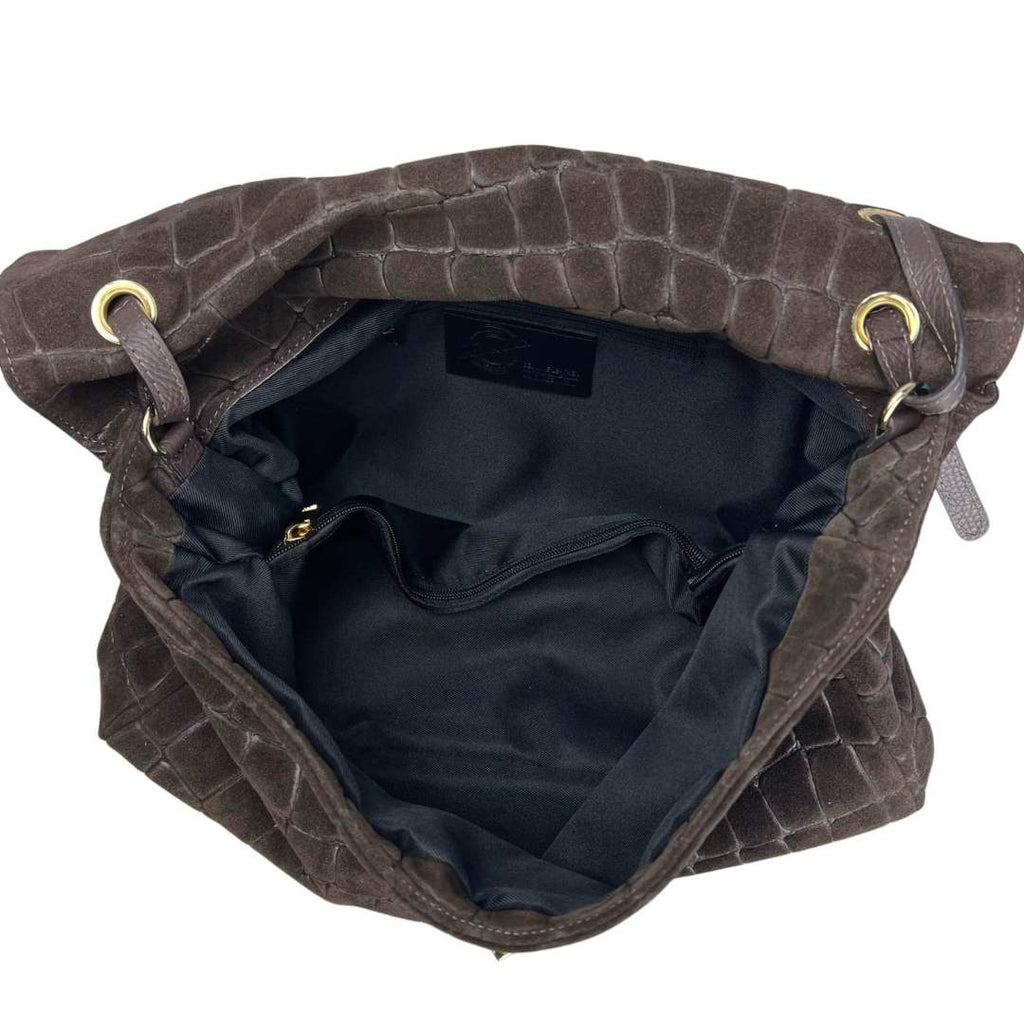 Mi279 Dark Brown Flap Bag
