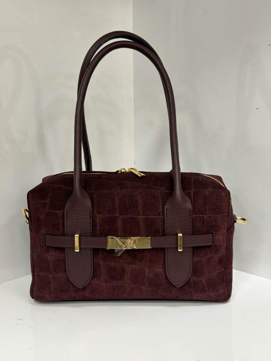 St019 Burgundy Lavinia Bag