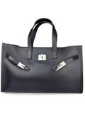 Mi088 Black Front-Accent Tote