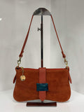 St030 Papaya Hope Suede Bag