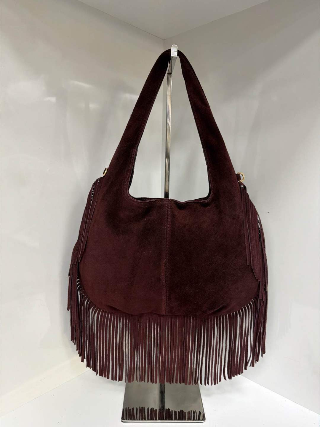 St092 Burgundy Shoulder Bag