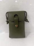 St029 Olive Green Phone Crossbody Pouch