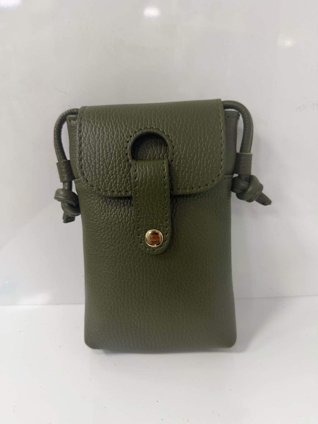 St029 Olive Green Phone Crossbody Pouch
