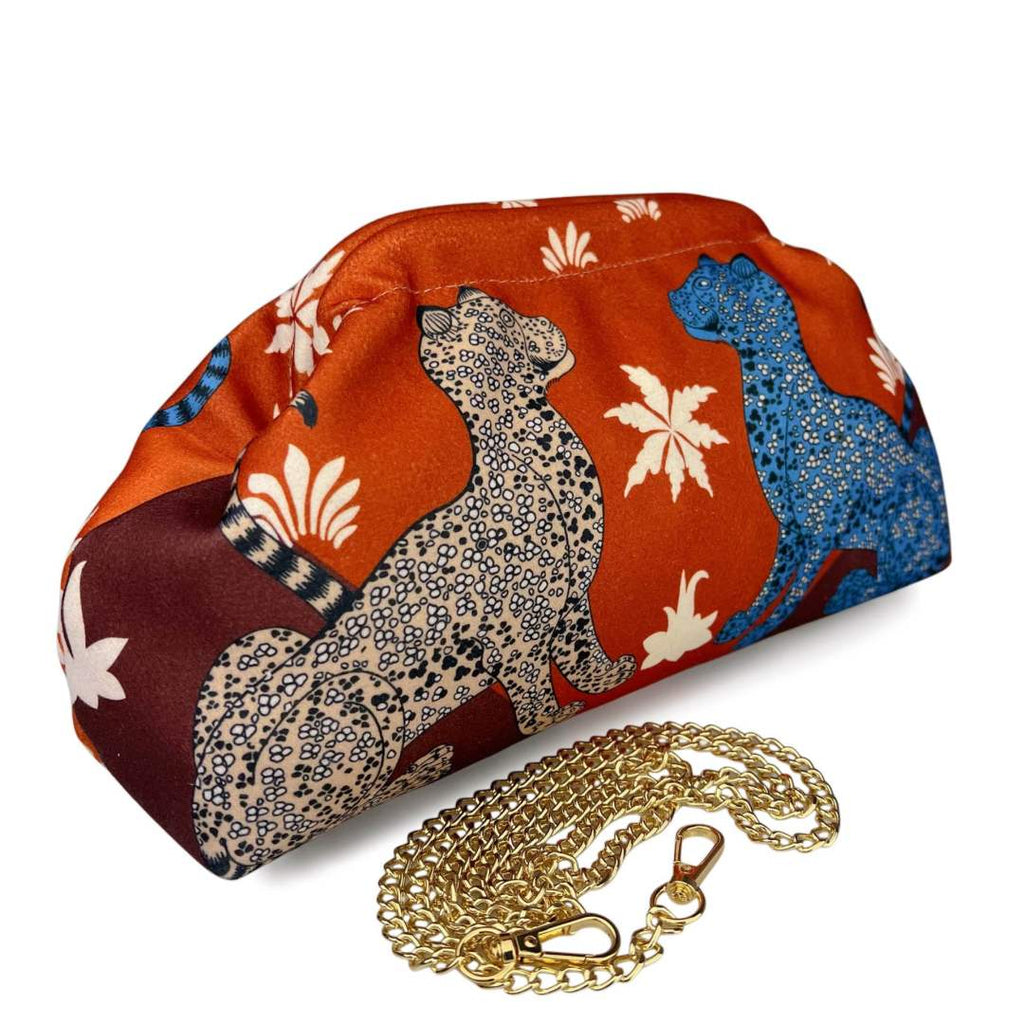 Mi242 Brick Leopard-Print Pochette
