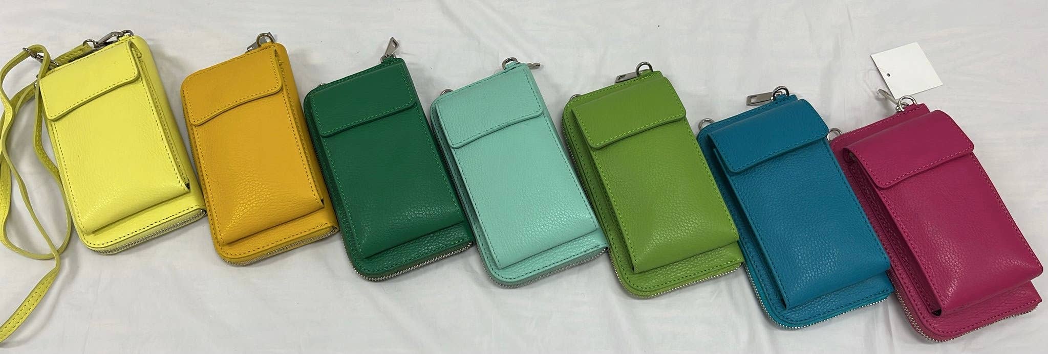 OF600 Italian Leather Cellphone Case & Zipped Wallet