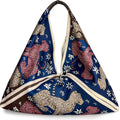 Mi161 Blue Leopard-Print Tote