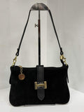 St035 Black Hope Suede Bag