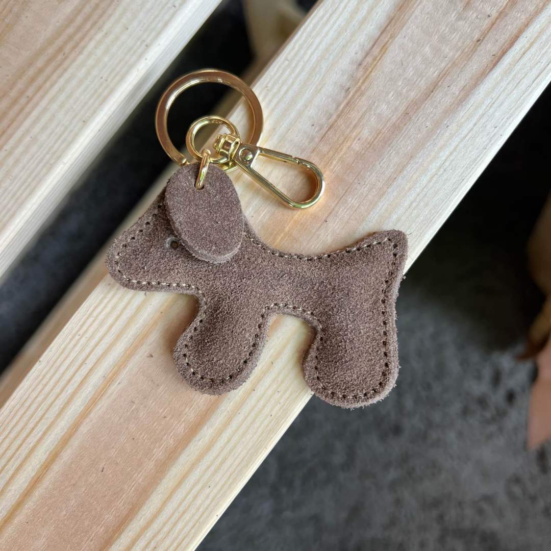 Mi382 Taupe Suede Bag