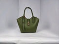 DM010 Green Military Leather Mini Tote Bag
