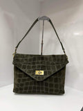 St060 Green Shoulder Bag