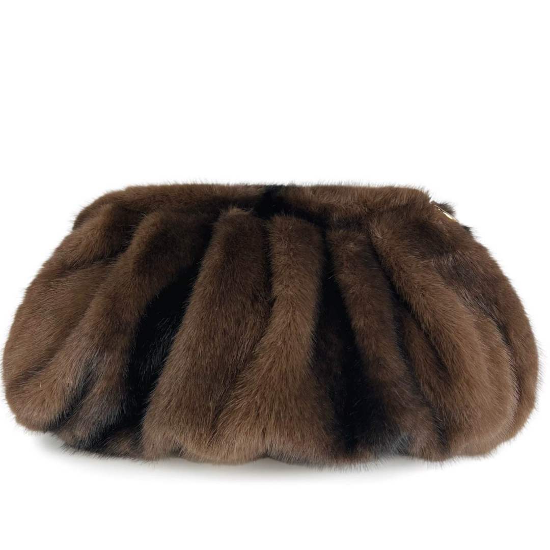 Mi288 Dark Brown 2 Clutch Bag