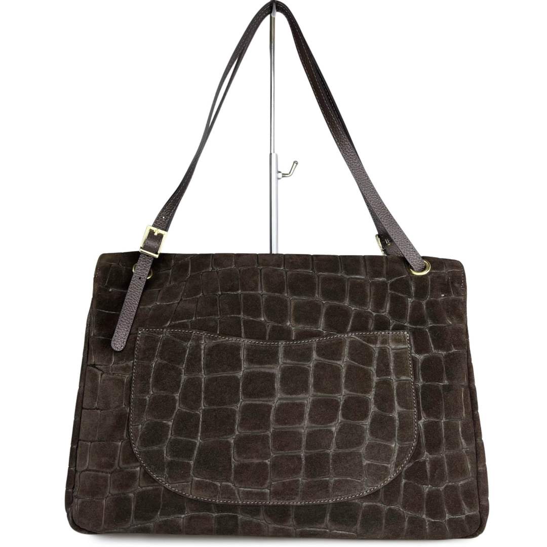 Mi279 Dark Brown Flap Bag