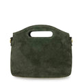 Mi321 Olive Suede Bag