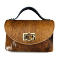 Mi349 Pony Hair Cow Print Bag