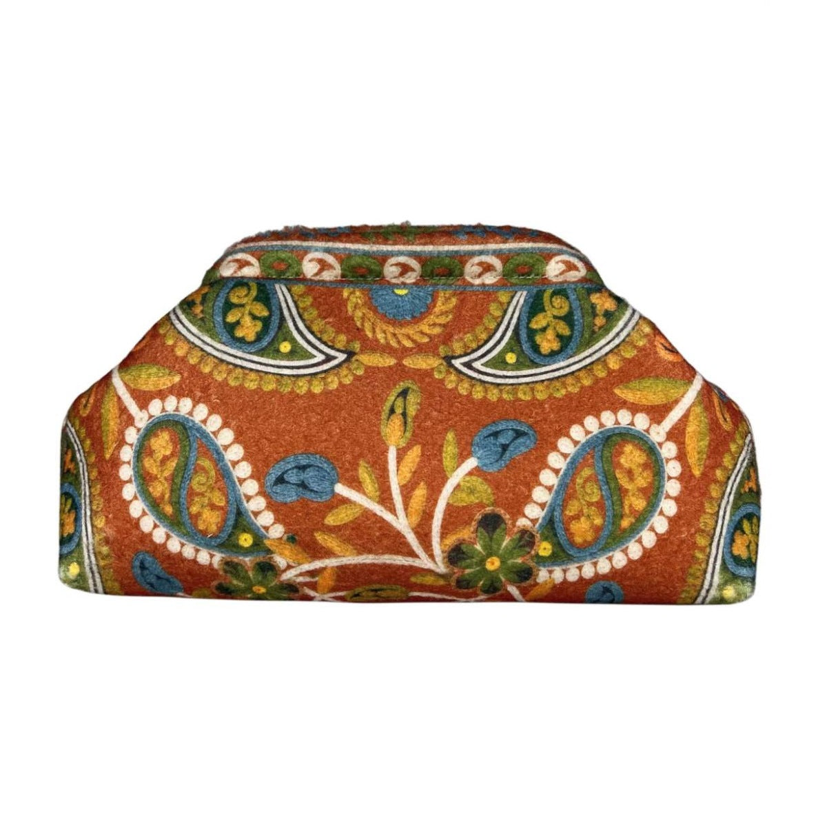 MI645 Brick Paisley Print Clutch Bag