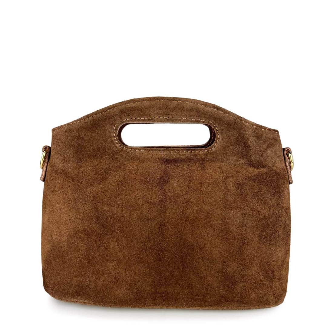 Mi320 Brown Suede Bag