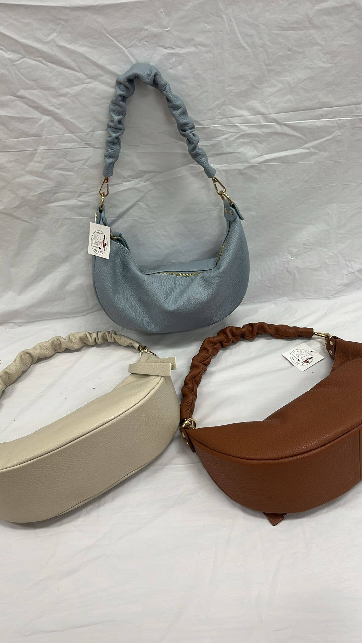 OF811 Italian Leather Crossbody Bag JIJOU CAPRI