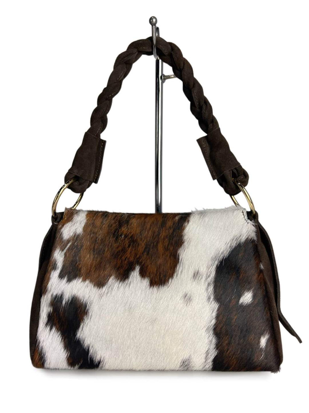 Mi122 Cow Print Pony Hair Cow-Print Bag