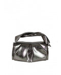 IT5788BE Glossy Leather Handbag with Knot Detail - Beige