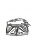 IT5788RD Glossy Leather Handbag with Knot Detail - Red