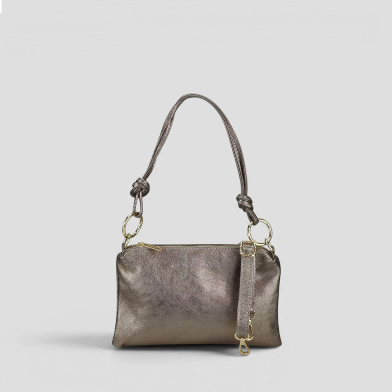ME6220 Metallic Leather Bag 3 Color Options