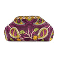 MI643 Plum Paisley Print Clutch Bag
