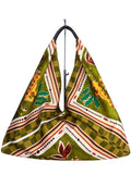 Mi098 Olive Savanna-Print Tote