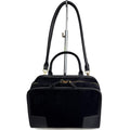 Mi152 Black Suede Amazona Saddle Bag