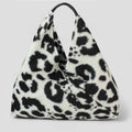 MEMW Italian Monochrome Wild Handbag w/ Leather Handle