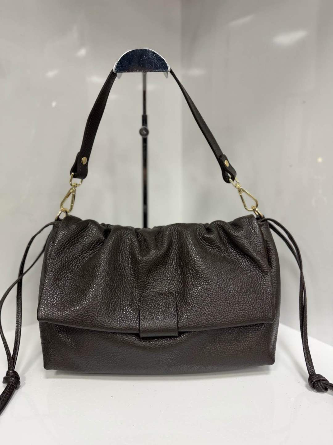 St049 Dark Brown Federica Bag