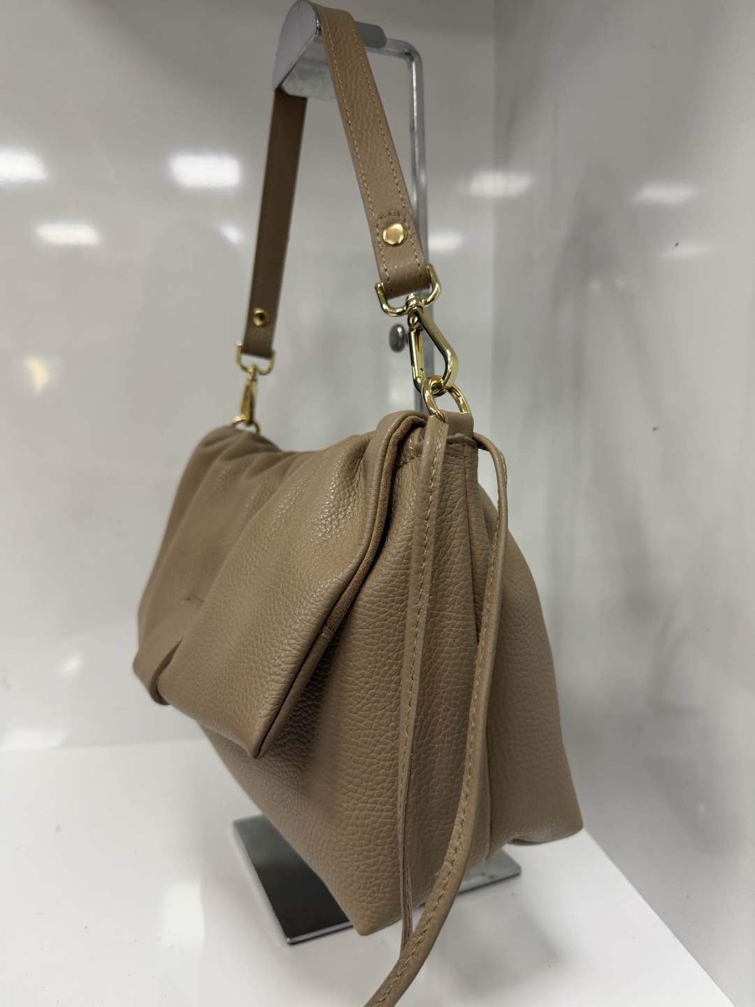 St048 Taupe Federica Bag