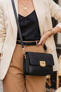 ZZ009 Black Leather Handbag