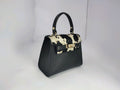 DM013 Cow Print Calf-Hair Flap Bag