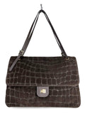 Mi279 Dark Brown Flap Bag