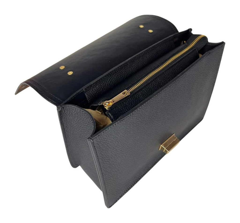MI562 Cow Print Pony Hair Top Handle Bag