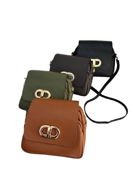 L268 Italian Stylish Leather Crossbody Bag Selection